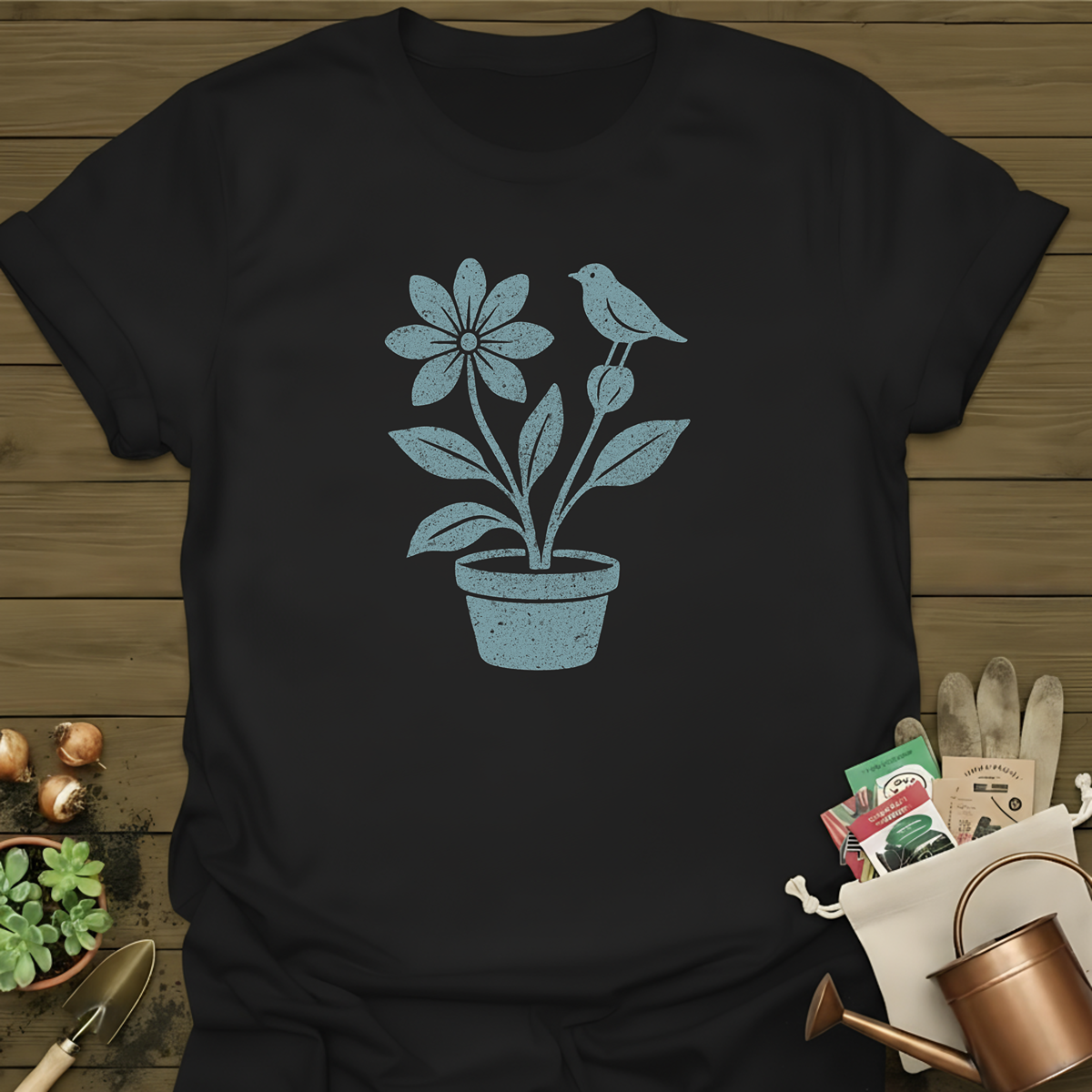 Retro Plant T-Shirt