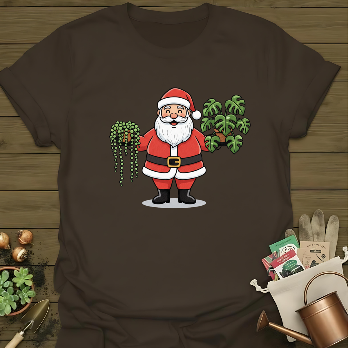 Santa + Plants T-Shirt