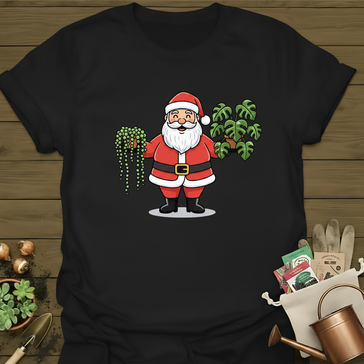 Santa + Plants T-Shirt
