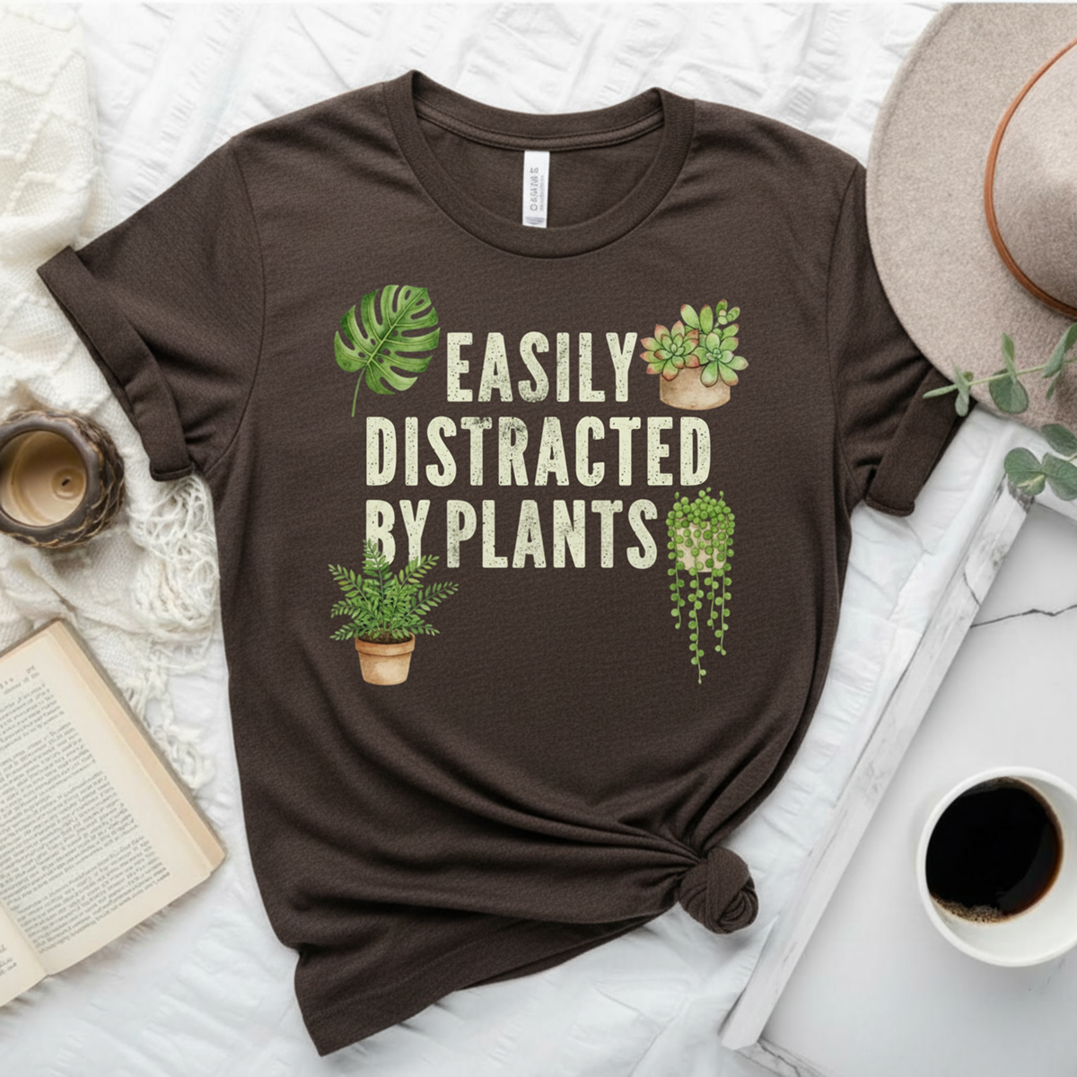 Easily Distracted By Plants T-Shirt