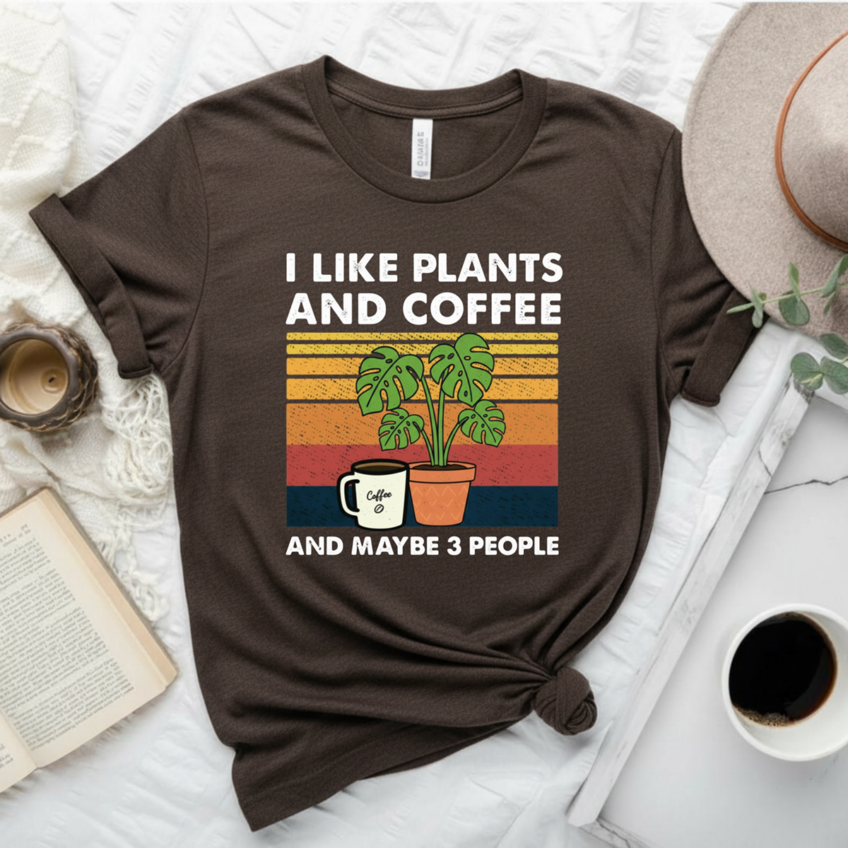 I Like Plants And Coffee T-Shirt