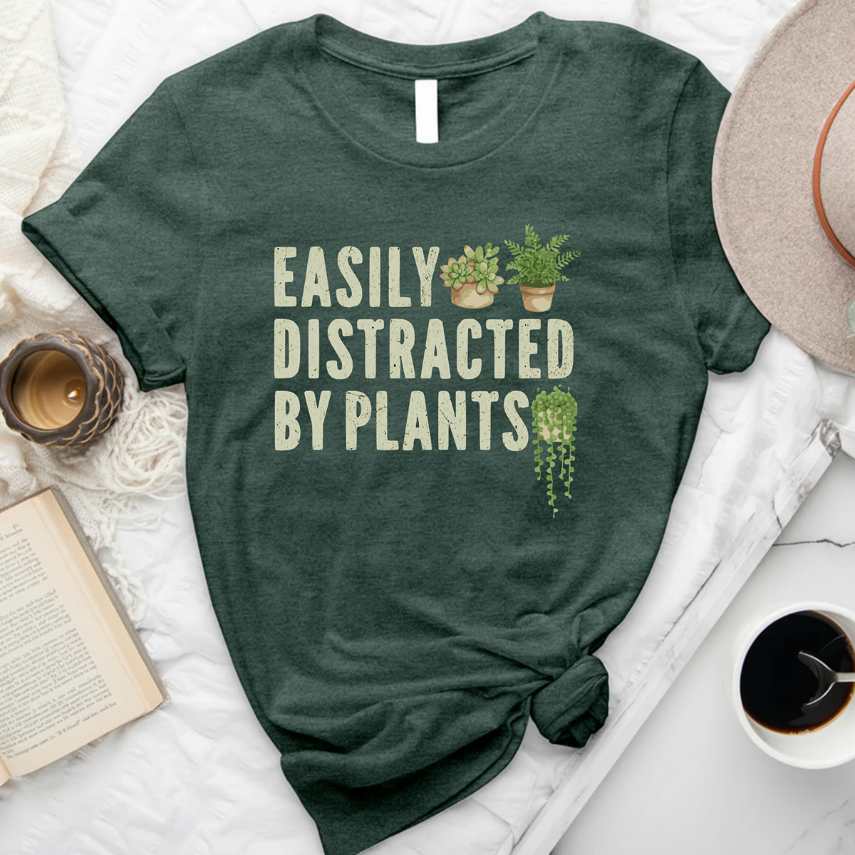Easily Distracted By Plants T-Shirt