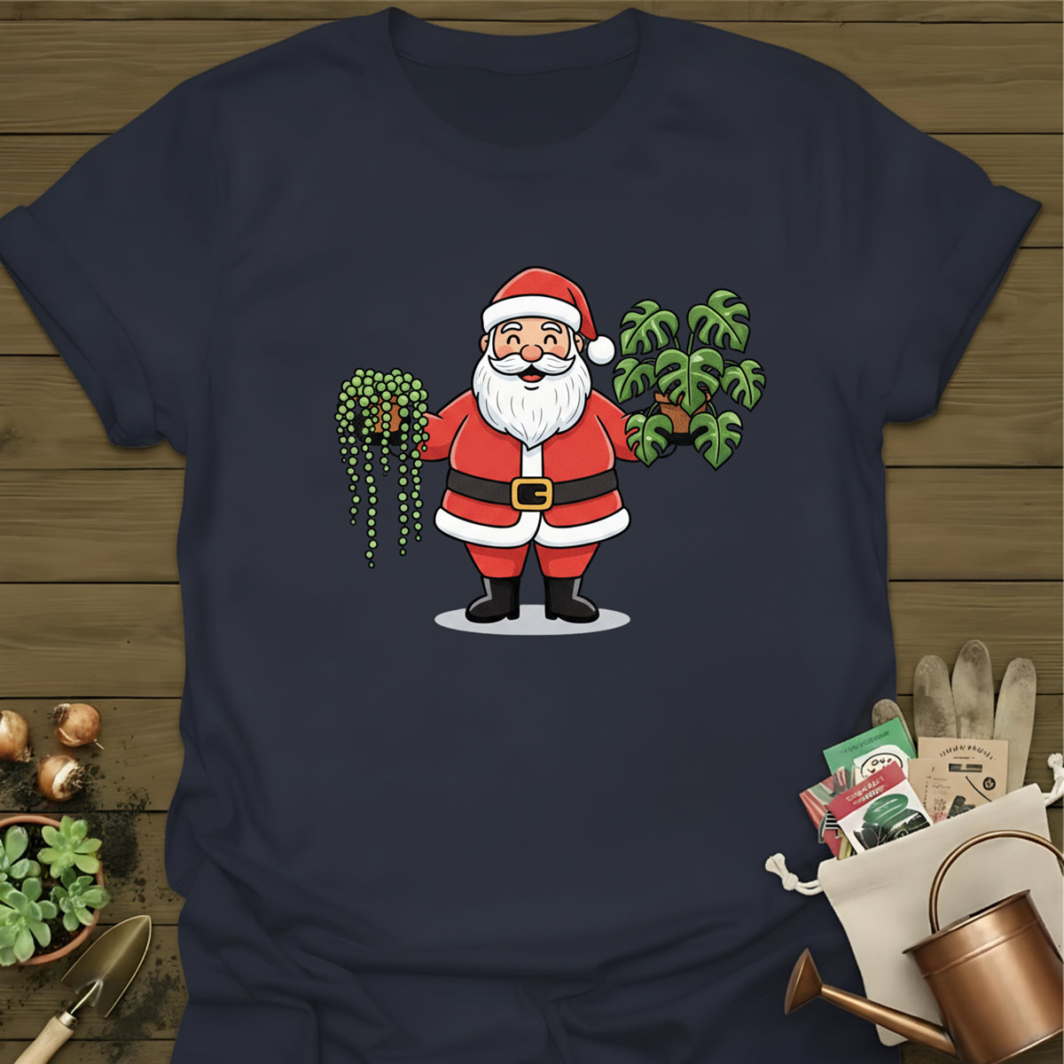 Santa + Plants T-Shirt